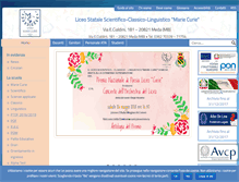 Tablet Screenshot of liceomeda.gov.it